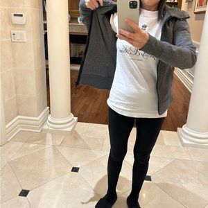 Lululemon hoodie, charcoal grey, warm and comfortable wearing,,